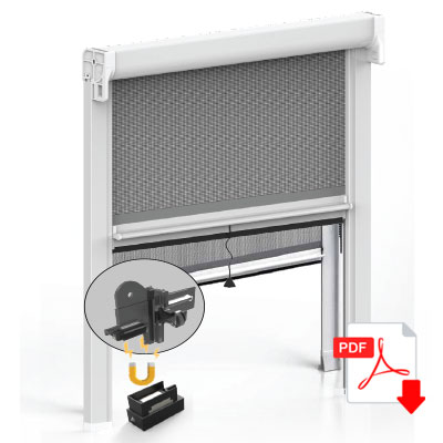Zanzariera Kiss 50 aggancio magnetico