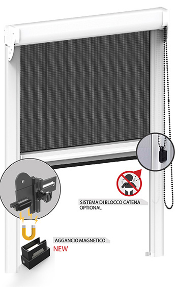 Zanzariera Kiss 50 Catena aggancio magnetico
