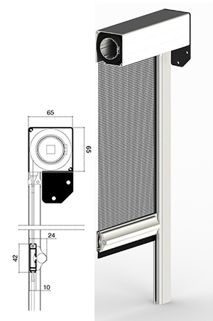 Modello motorizzato Moto 65