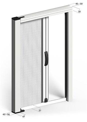 Modello perlegno 50 Laterale