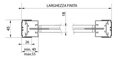 SEZIONE LATERALE ESSENZA LATERALE ANTICIMICE